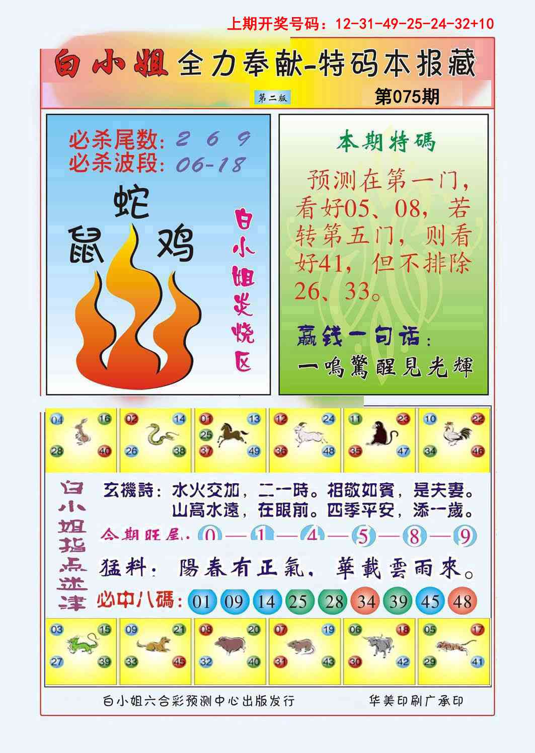 075期白小姐救世民B[图]